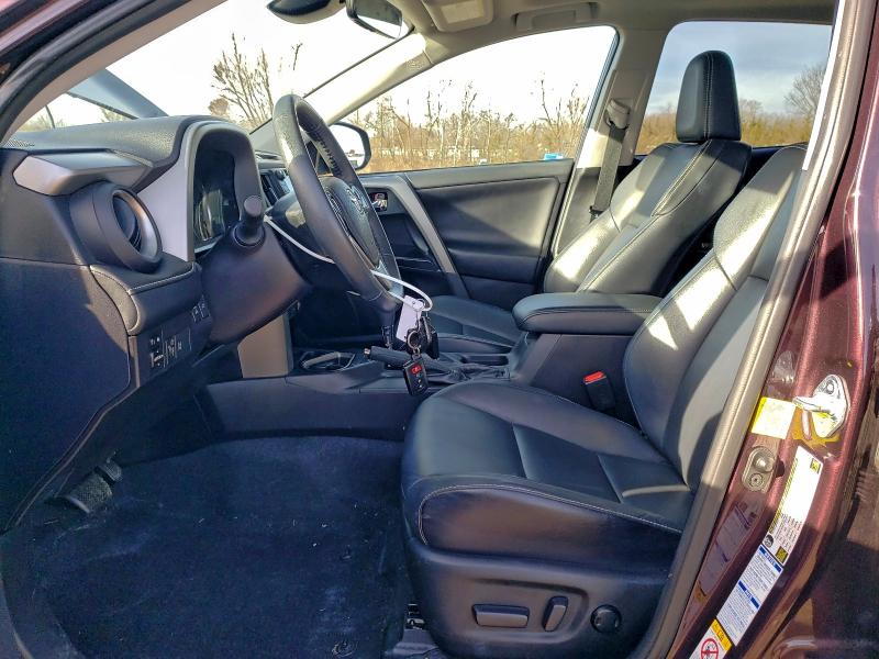 2T3DFREV4HW651339 - 2017 TOYOTA RAV4 LIMITED 勃艮第红 照片 7