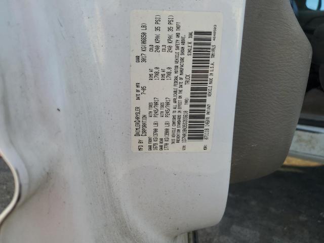 1D7HA18N35S355610 - 2005 DODGE RAM 1500 ST 白色 照片 12