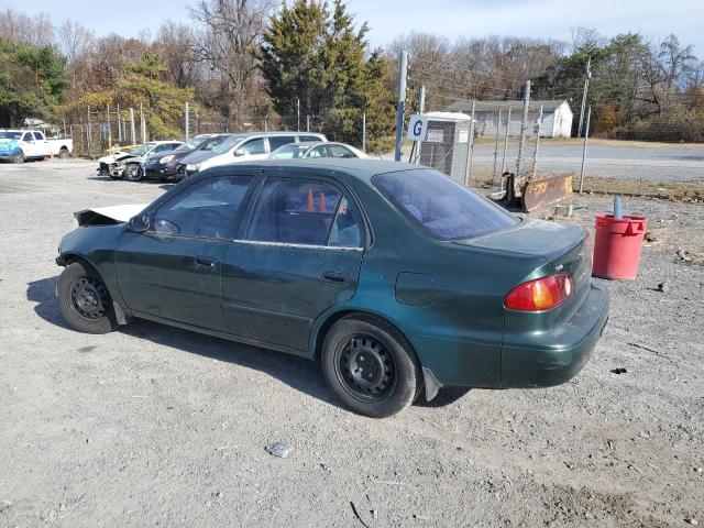 2T1BR12E72C534585 - 2002 TOYOTA COROLLA CE GREEN photo 2