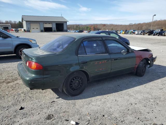 2T1BR12E72C534585 - 2002 TOYOTA COROLLA CE GREEN photo 3