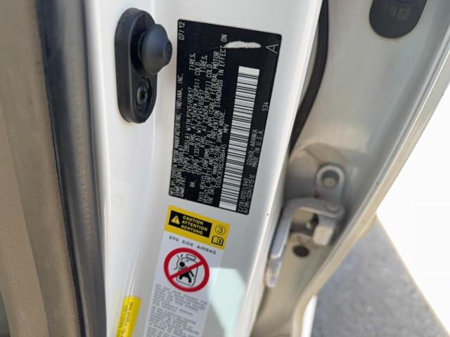 5TDZK3EH0CS086445 - 2012 TOYOTA HIGHLANDER BASE Սպիտակ լուսանկար 10