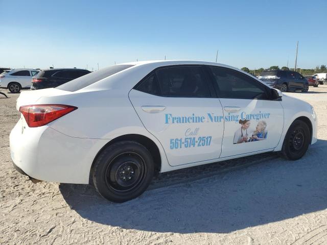 5YFBURHE2KP940990 - 2019 TOYOTA COROLLA L WHITE photo 3