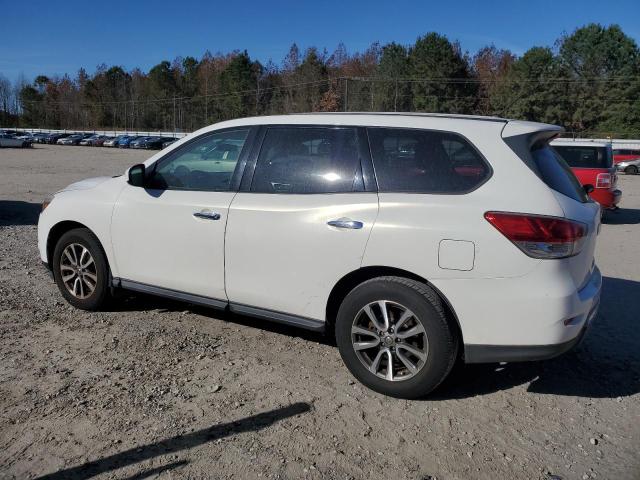 5N1AR2MM6EC627256 - 2014 NISSAN PATHFINDER S WHITE photo 2