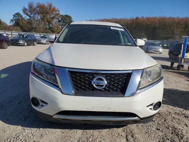 5N1AR2MM6EC627256 - 2014 NISSAN PATHFINDER S WHITE photo 5