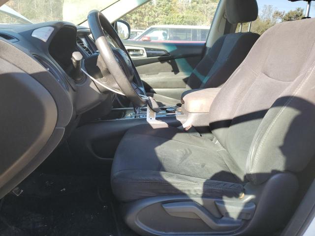 5N1AR2MM6EC627256 - 2014 NISSAN PATHFINDER S WHITE photo 7