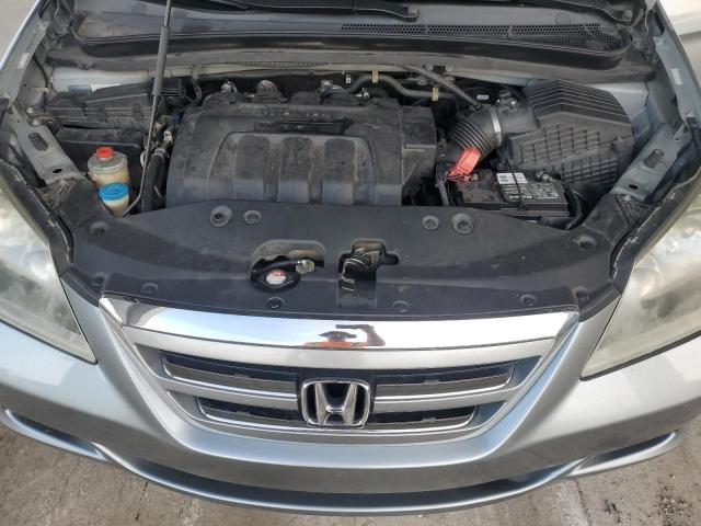 5FNRL38607B115900 - 2007 HONDA ODYSSEY EXL SILVER photo 12