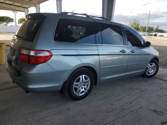 5FNRL38607B115900 - 2007 HONDA ODYSSEY EXL SILVER photo 3