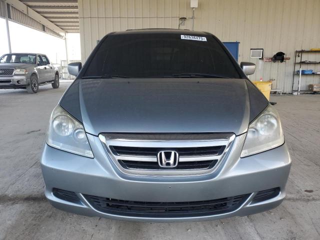 5FNRL38607B115900 - 2007 HONDA ODYSSEY EXL SILVER photo 5