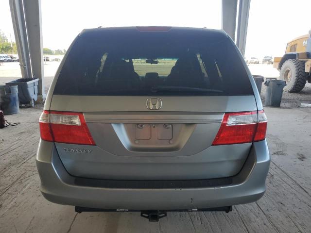 5FNRL38607B115900 - 2007 HONDA ODYSSEY EXL SILVER photo 6