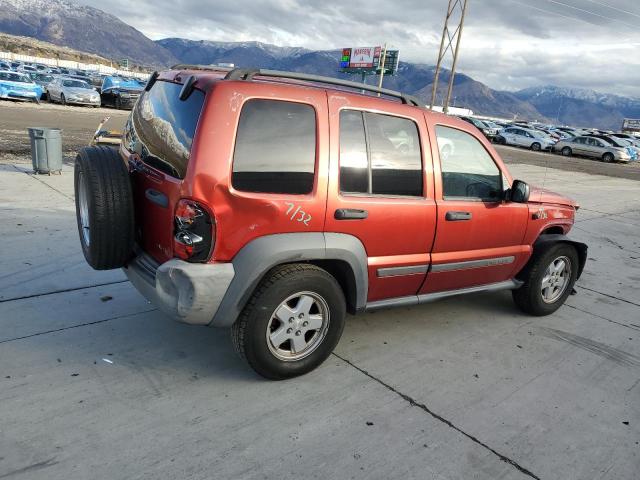 1J4GL48K27W694663 - 2007 JEEP LIBERTY SPORT წითელი ფოტო 3