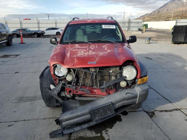 1J4GL48K27W694663 - 2007 JEEP LIBERTY SPORT წითელი ფოტო 5