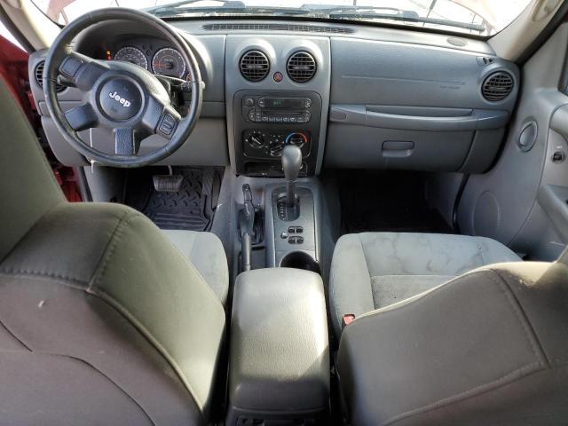 1J4GL48K27W694663 - 2007 JEEP LIBERTY SPORT წითელი ფოტო 8