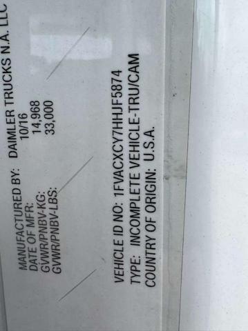 1FVACXCY7HHJF5874 - 2017 FREIGHTLINER M2 106 MEDIUM DUTY WHITE photo 10