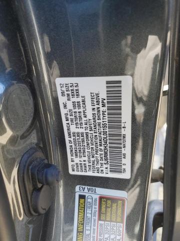 5J6RM3H34DL001551 - 2013 HONDA CR-V LX GRAY photo 13