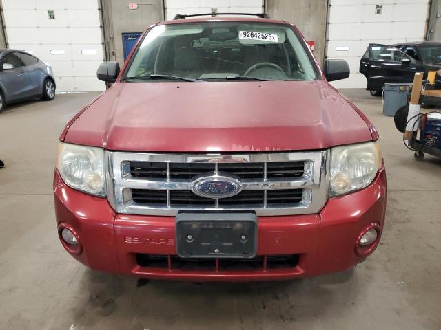 1FMCU93198KD63029 - 2008 FORD ESCAPE XLT წითელი ფოტო 5