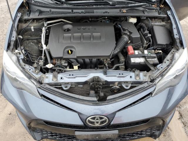2T1BURHE4HC822111 - 2017 TOYOTA COROLLA L GRAY photo 11