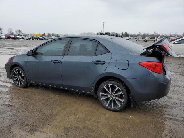 2T1BURHE4HC822111 - 2017 TOYOTA COROLLA L GRAY photo 2