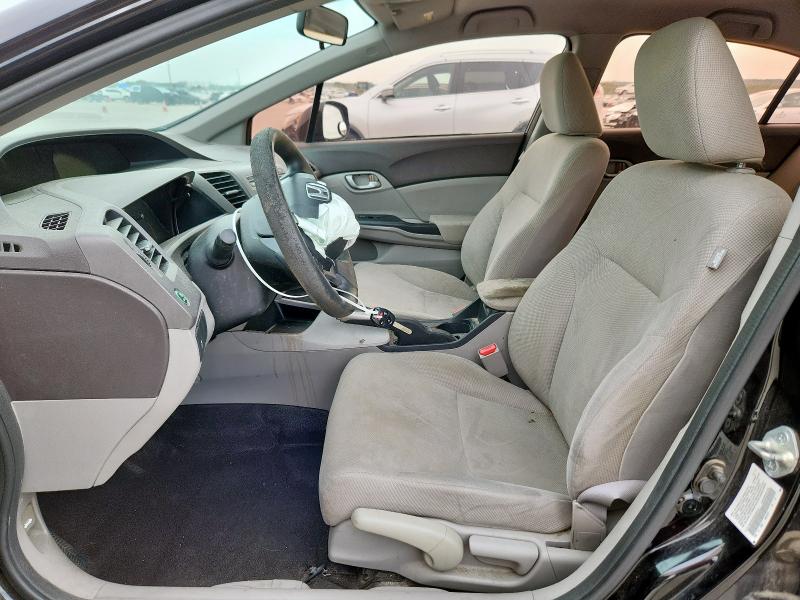 2HGFB2F50CH554112 - 2012 HONDA CIVIC LX BLACK photo 7