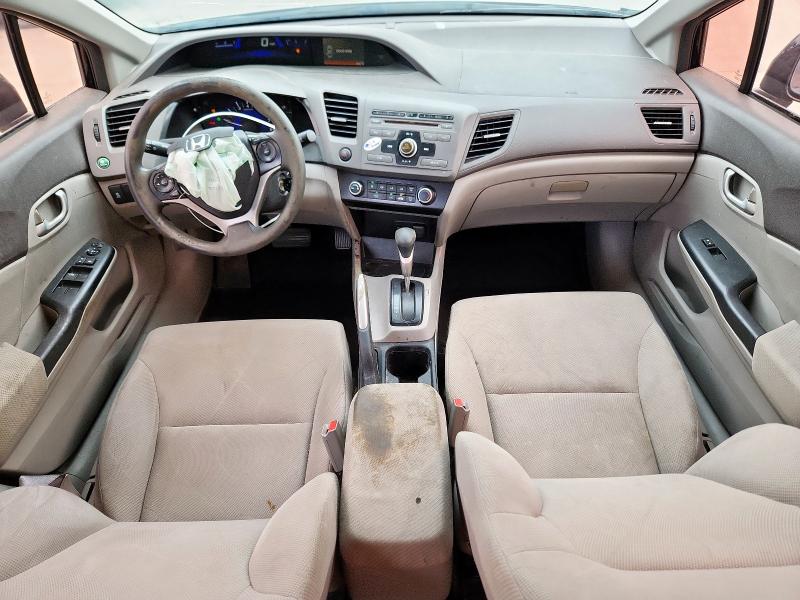 2HGFB2F50CH554112 - 2012 HONDA CIVIC LX BLACK photo 8