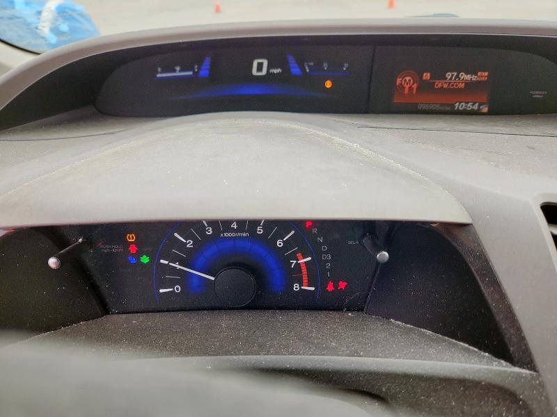 2HGFB2F50CH554112 - 2012 HONDA CIVIC LX BLACK photo 9