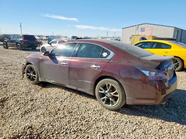 1N4AA5AP8EC906063 - 2014 NISSAN MAXIMA S 勃艮第红 照片 2