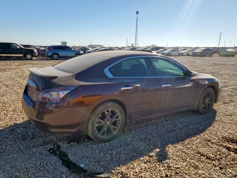 1N4AA5AP8EC906063 - 2014 NISSAN MAXIMA S 勃艮第红 照片 3