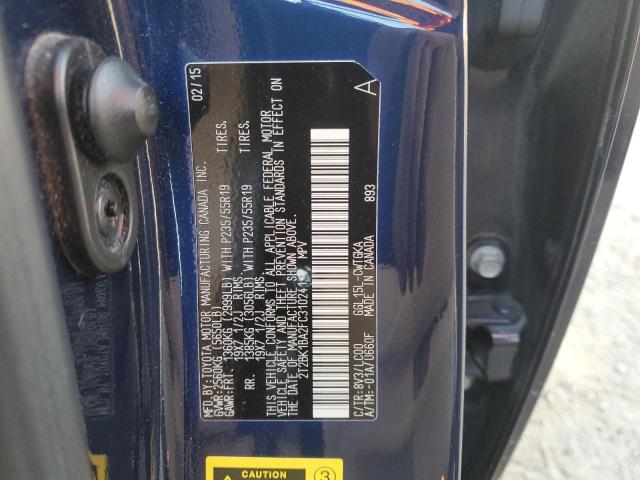 2T2BK1BA2FC310241 - 2015 LEXUS RX 350 BASE 蓝色 照片 13