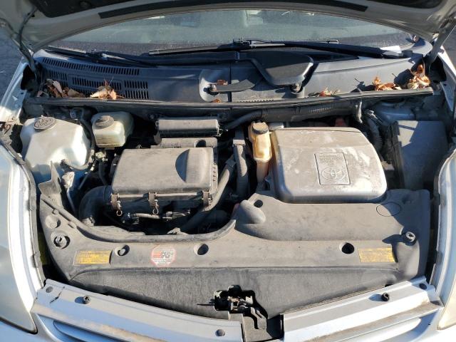 JTDKB20U840084253 - 2004 TOYOTA PRIUS SILVER photo 11