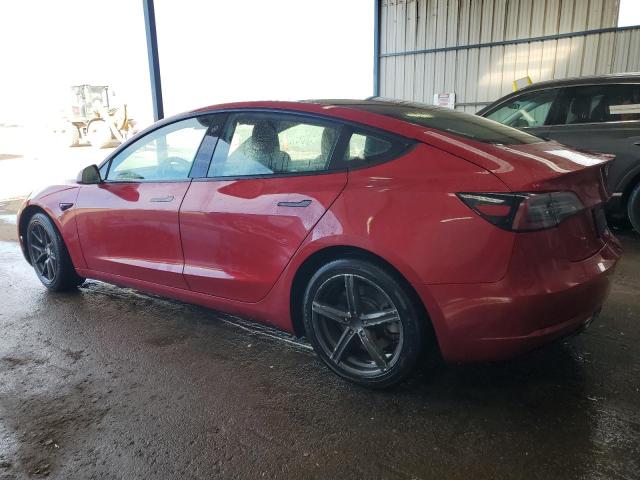 5YJ3E1EA4NF286532 - 2022 TESLA MODEL 3 წითელი ფოტო 2