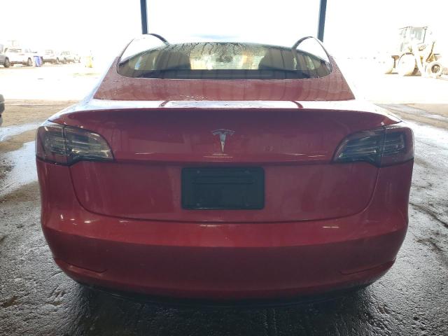 5YJ3E1EA4NF286532 - 2022 TESLA MODEL 3 წითელი ფოტო 6