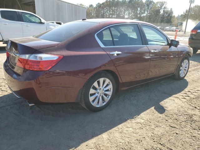 1HGCR2F87FA221319 - 2015 HONDA ACCORD EXL BURGUNDY photo 3