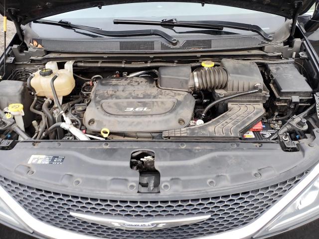 2C4RC1BG6HR809535 - 2017 CHRYSLER PACIFICA TOURING L BLACK photo 12
