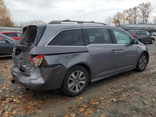 5FNRL5H99EB006287 - 2014 HONDA ODYSSEY TOURING GRAY photo 3