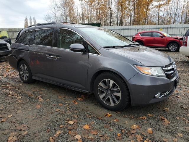 5FNRL5H99EB006287 - 2014 HONDA ODYSSEY TOURING GRAY photo 4