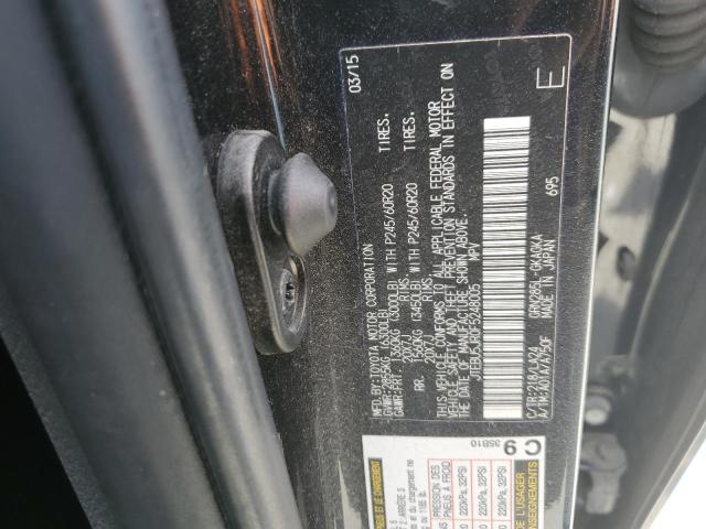 JTEBU5JR0F5248005 - 2015 TOYOTA 4RUNNER SR5/SR5 PREMIUM შავი ფოტო 13