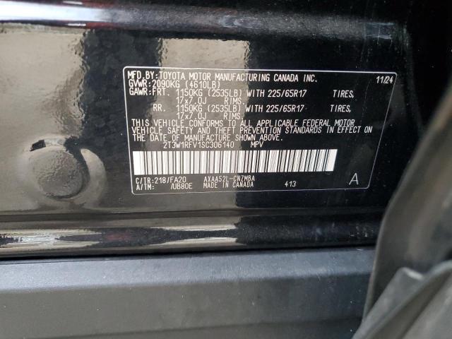 2T3W1RFV1SC306140 - 2025 TOYOTA RAV4 XLE BLACK photo 13