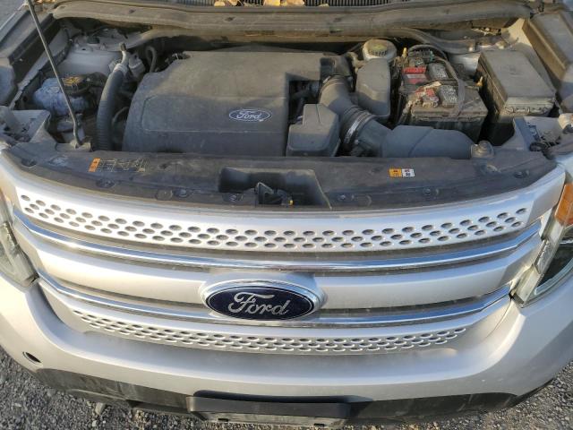 1FM5K8D89DGA29715 - 2013 FORD EXPLORER XLT SILVER photo 12