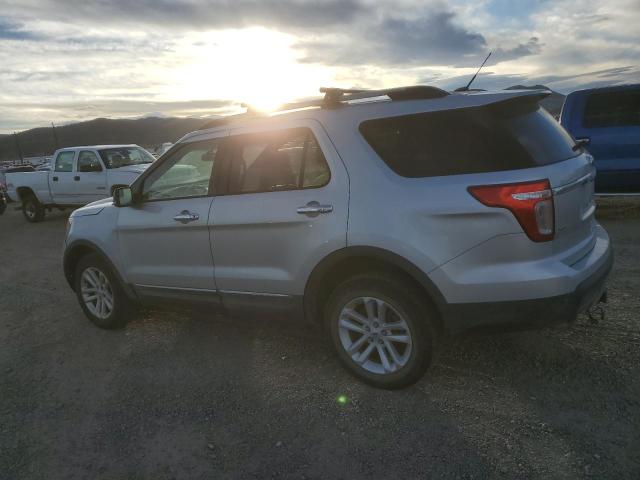 1FM5K8D89DGA29715 - 2013 FORD EXPLORER XLT SILVER photo 2