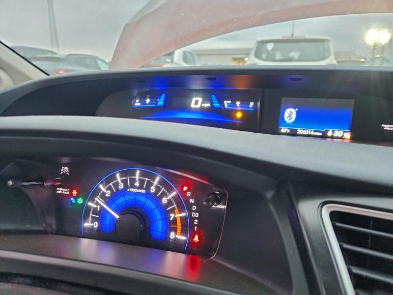 19XFB2F95DE053893 - 2013 HONDA CIVIC EXL BURGUNDY photo 9