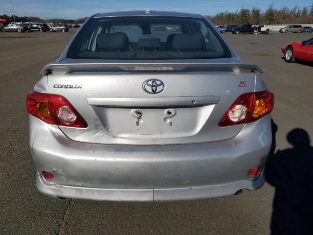 2T1BU4EE2AC285803 - 2010 TOYOTA COROLLA BASE SILVER photo 6