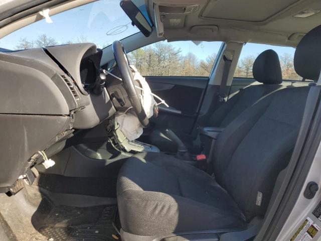 2T1BU4EE2AC285803 - 2010 TOYOTA COROLLA BASE SILVER photo 7