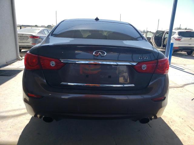 JN1BV7AP5EM670418 - 2014 INFINITI Q50 BASE BROWN photo 6