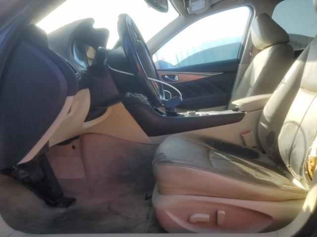JN1BV7AP5EM670418 - 2014 INFINITI Q50 BASE BROWN photo 7