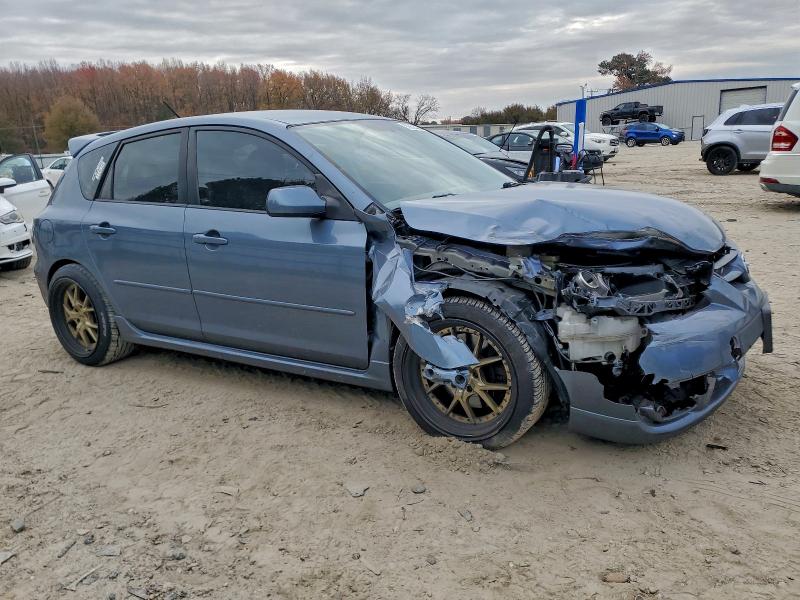 JM1BK34M281866452 - 2008 MAZDA SPEED 3 Mavi fotoğraf 4