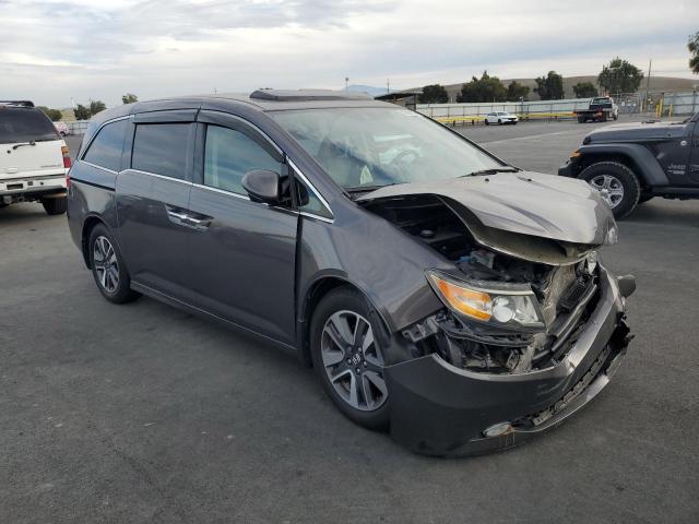 5FNRL5H90GB040623 - 2016 HONDA ODYSSEY TOURING GRAY photo 4