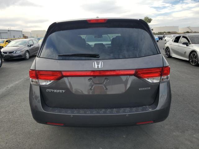 5FNRL5H90GB040623 - 2016 HONDA ODYSSEY TOURING GRAY photo 6