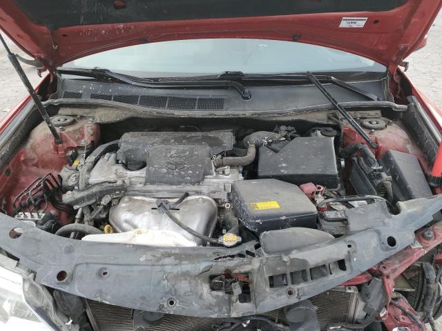 4T4BF1FK9CR209757 - 2012 TOYOTA CAMRY BASE RED photo 11