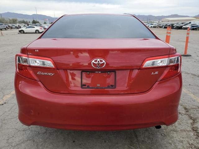 4T4BF1FK9CR209757 - 2012 TOYOTA CAMRY BASE RED photo 6