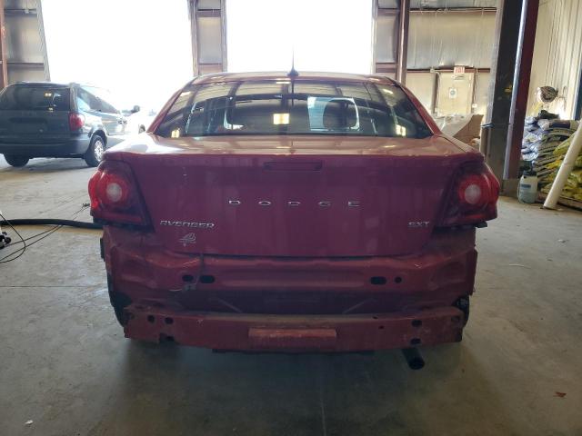1C3CDZCB7DN552417 - 2013 DODGE AVENGER SXT 红色 照片 6