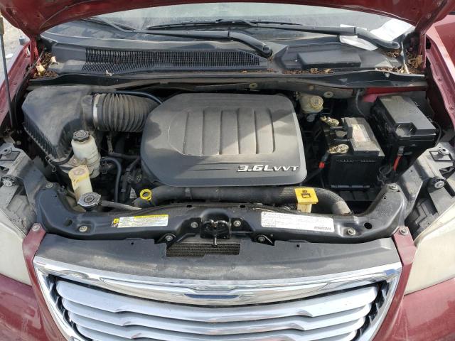 2C4RC1BGXCR390162 - 2012 CHRYSLER TOWN & COU TOURING RED photo 12